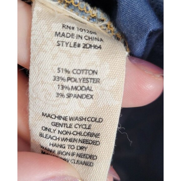 Soft Surroundings Slim Straight Leg Jeans Size M - Picture 6 of 8